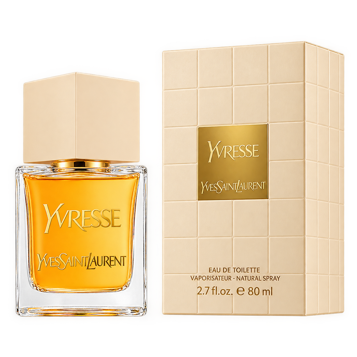 Yves Saint Laurent Yvresse 80ml perfume bottle and box