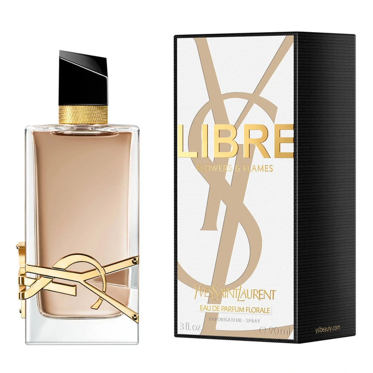 YVES SAINT LAURENT LIBRE FLOWERS & FLAMES (W) EDP FLORALE 90 ML FR - Product photo