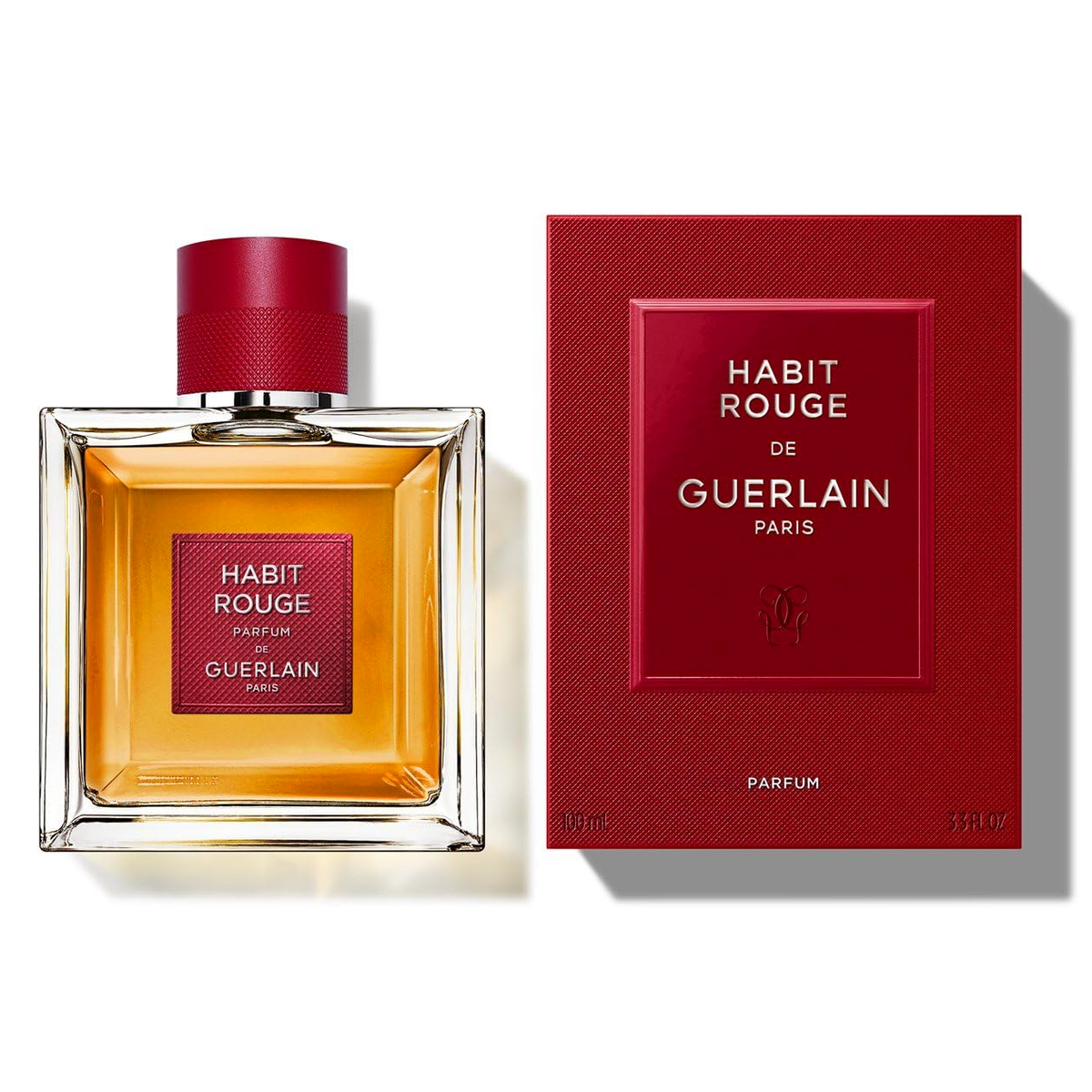 GUERLAIN HABIT ROUGE (M) PARFUM 100ML - Product photo
